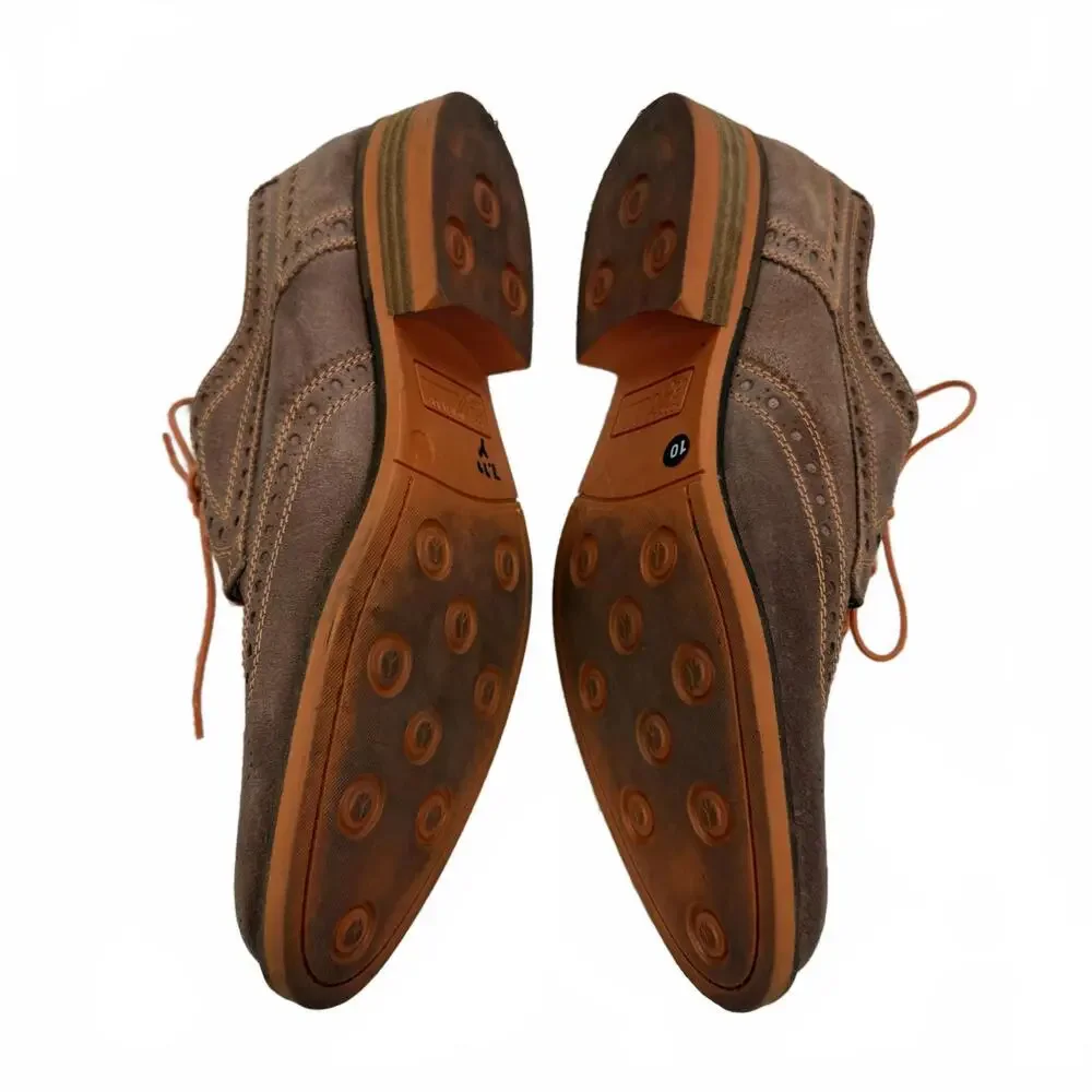 Donald Pliner Suede wingtip oxfords excellent condition‎ size 10